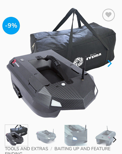 Saber hydra bait boat remote - bait,